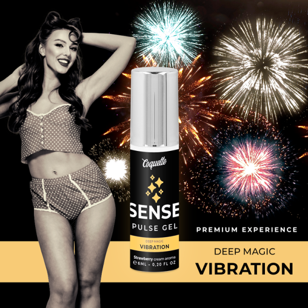 COQUETTE CHIC DESIRE - PULSE GEL STRAWBERRY MAGIC VIBRATION PREMIUM 6ML - Image 3