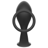ADDICTED TOYS - ANAL PLUG WITH BLACK SILICONE RING